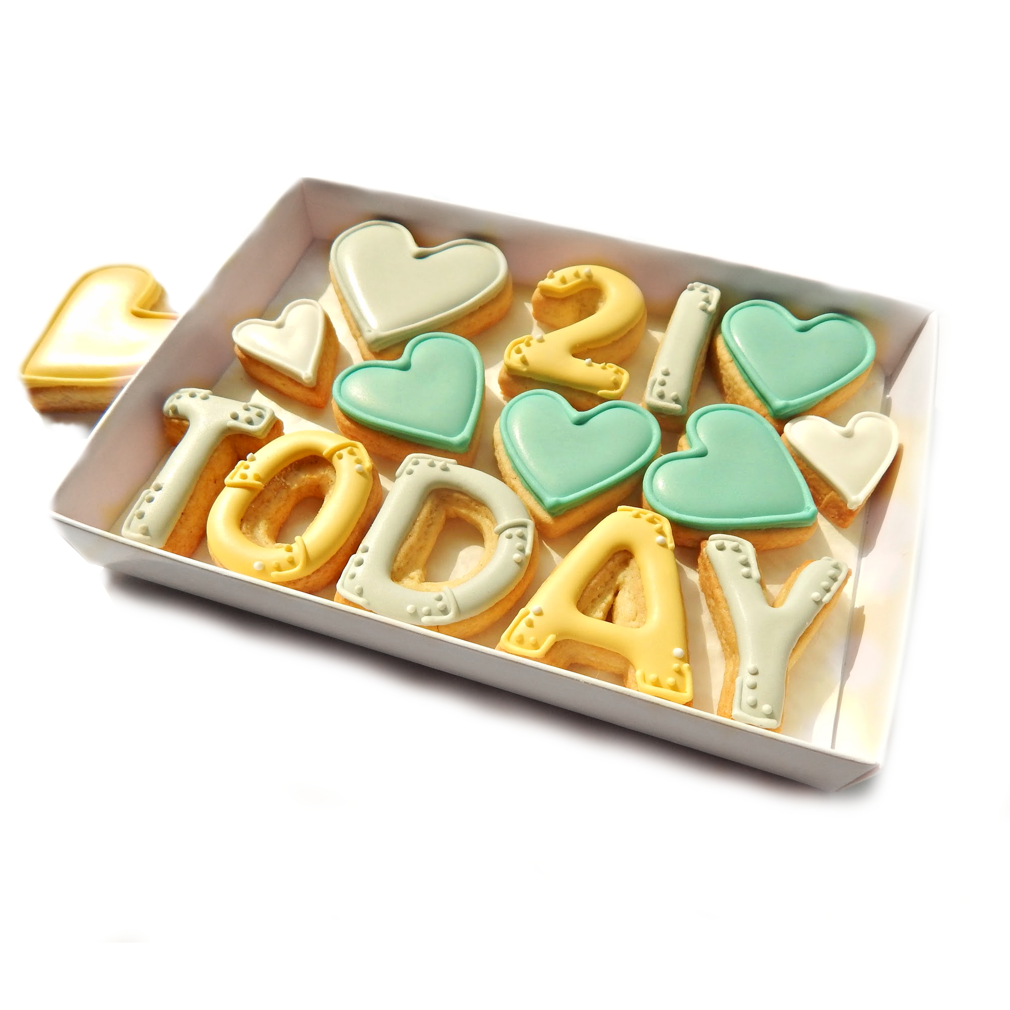BIRTHDAY LETTERS & HEARTS SET