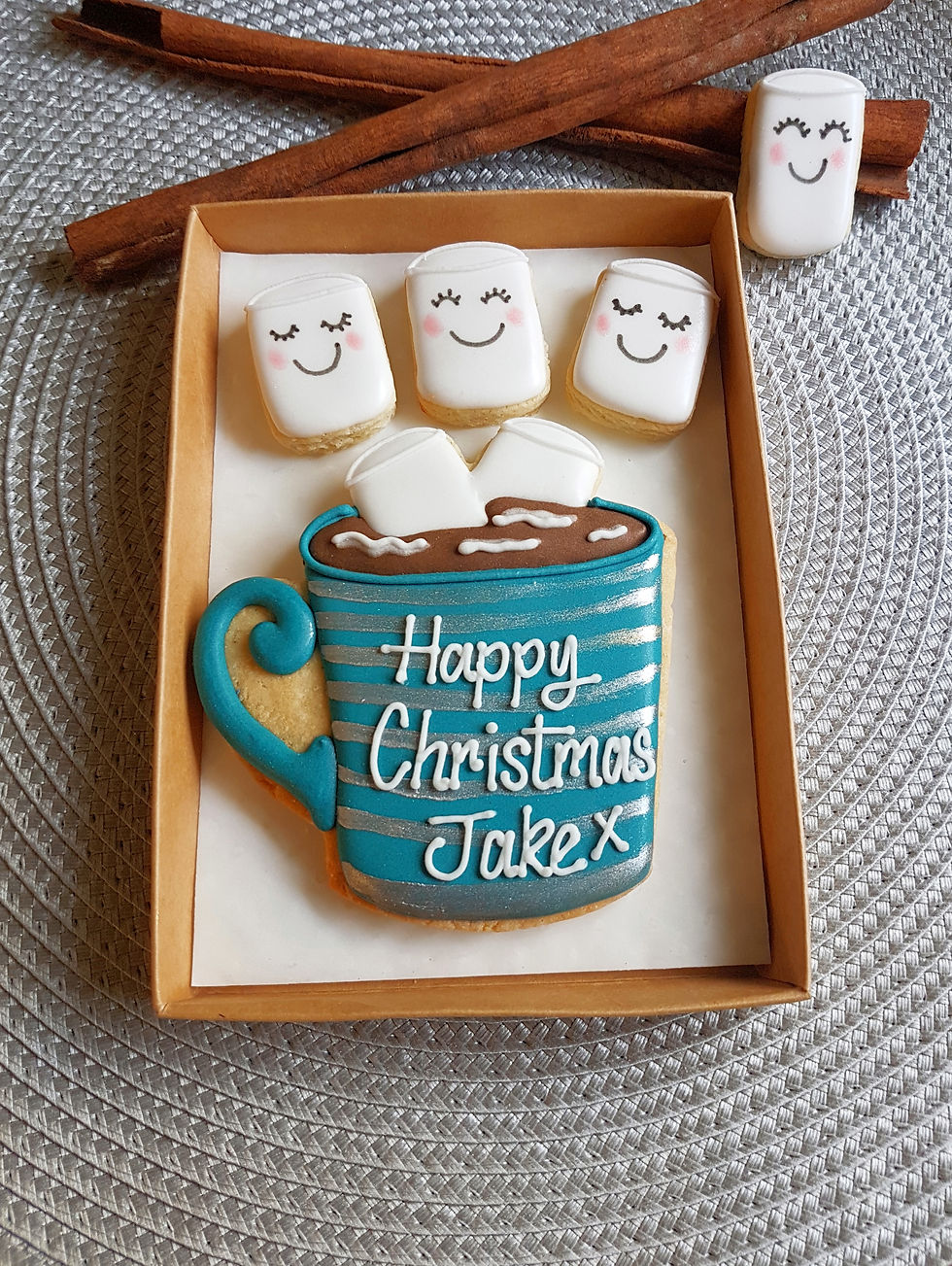 PERSONALISED - HOT CHOC & MARSHMALLOW - FOR HIM