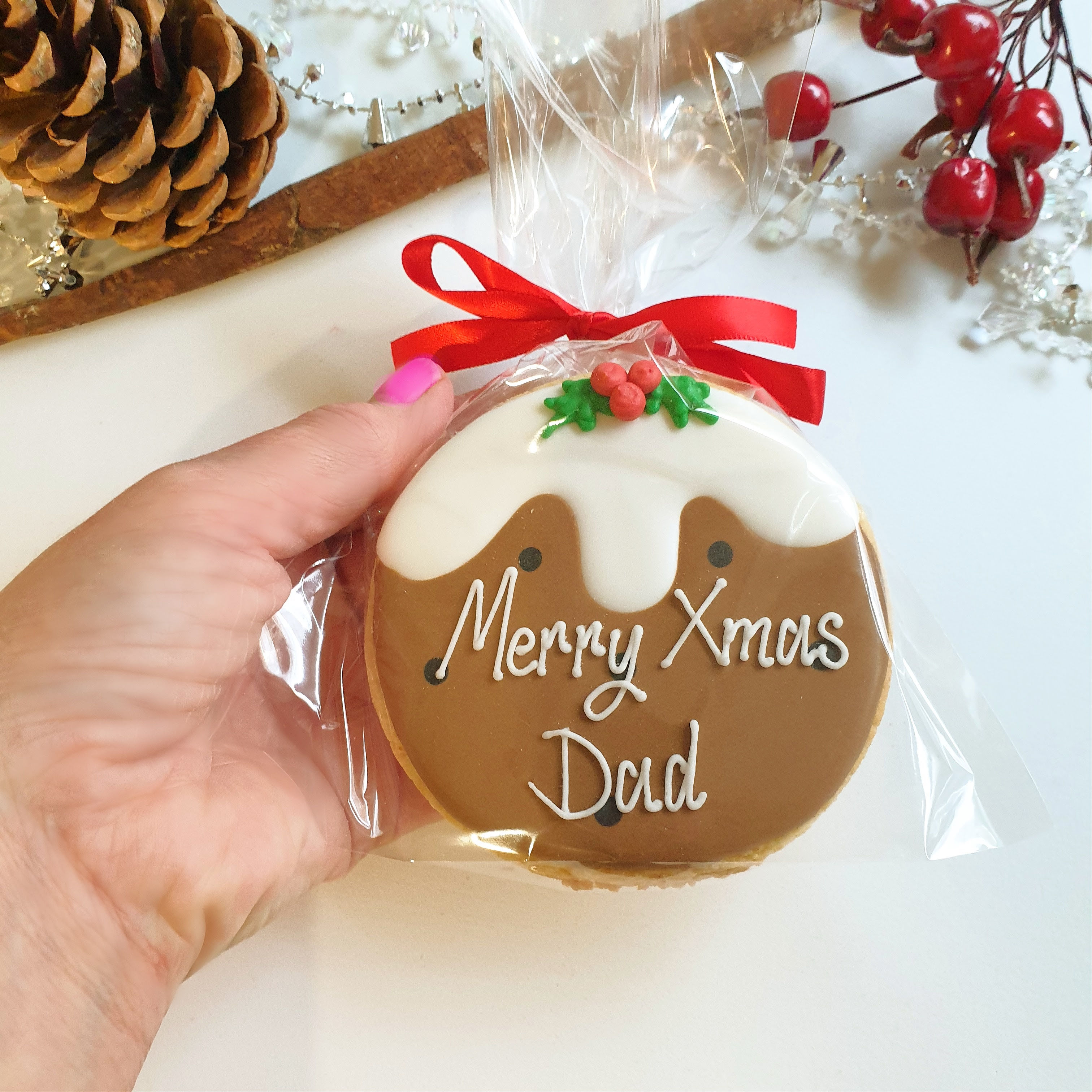 PERSONALISED - LARGE CHRISTMAS PUDS