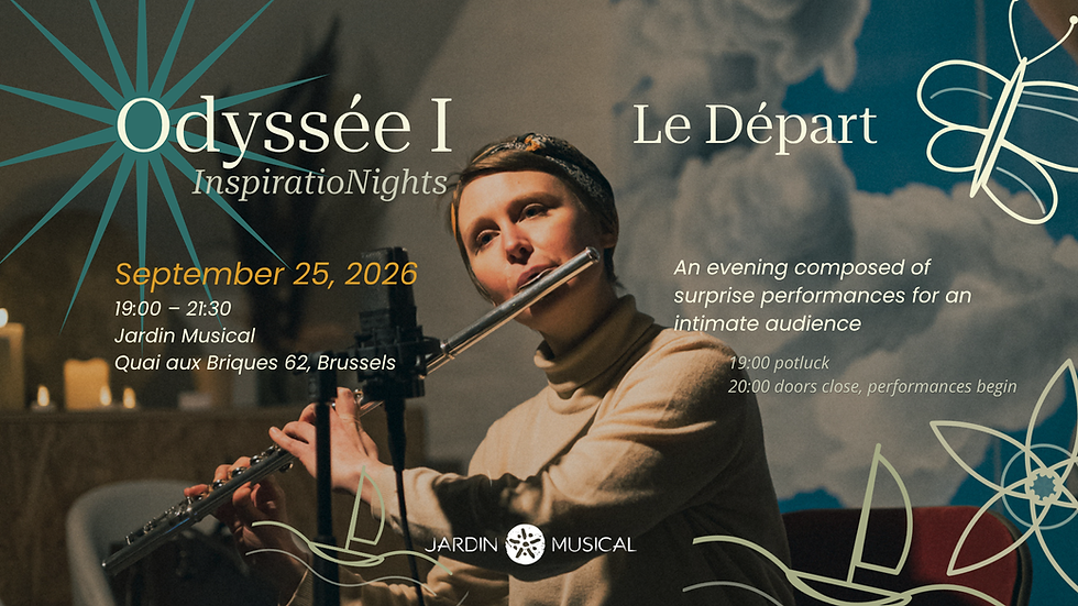 InspirationNights · Odyssee I — Het Vertrek