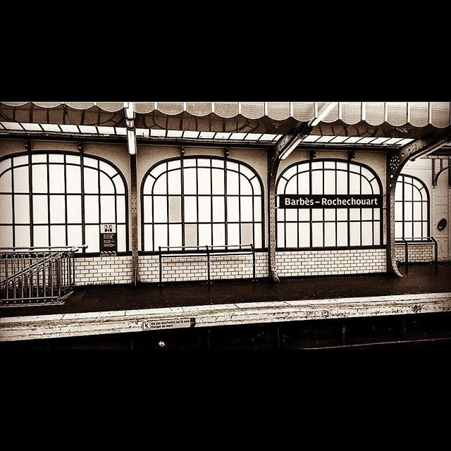 #Paris #metro #barbes #barbesrochechouart #ligne2 #sepia #monparis #iphone6 #photography #photograph
