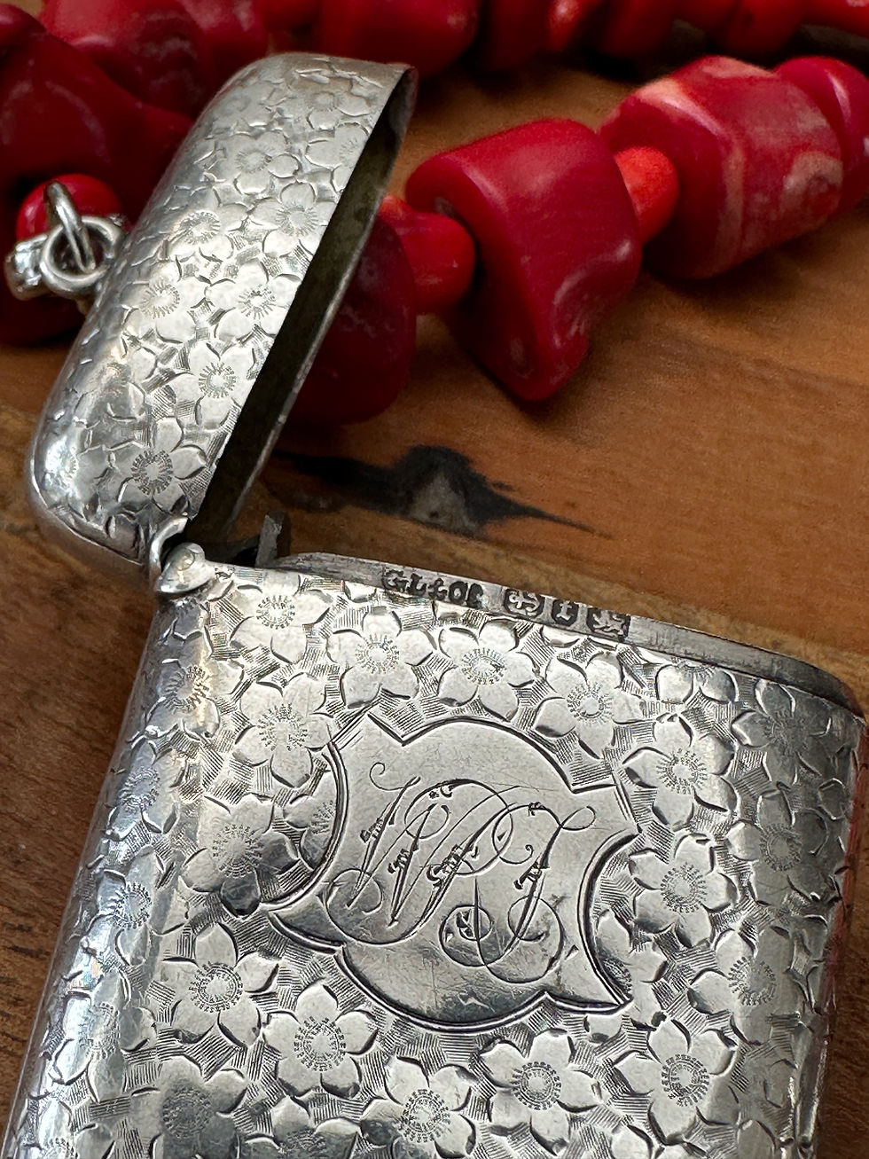 Thumbnail: Sterling Vesta Case on Vintage Coral