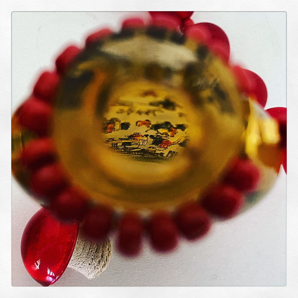 Thumbnail: Vintage Glass Snuff Bottle