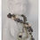 Thumbnail: Silver Spoon Handle Heart on long Mixed Freshwater Pearl Necklace