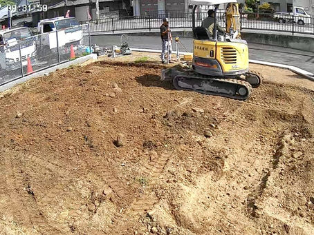 たくさんの平屋の現場が動いています