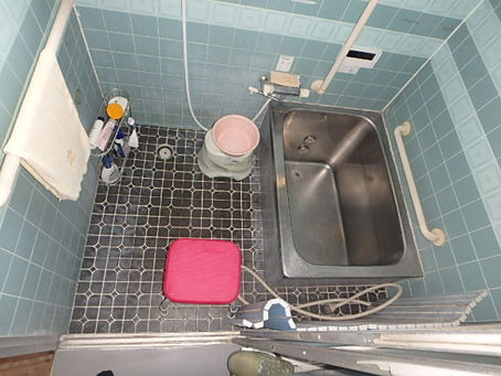 浴室の段差解消工事