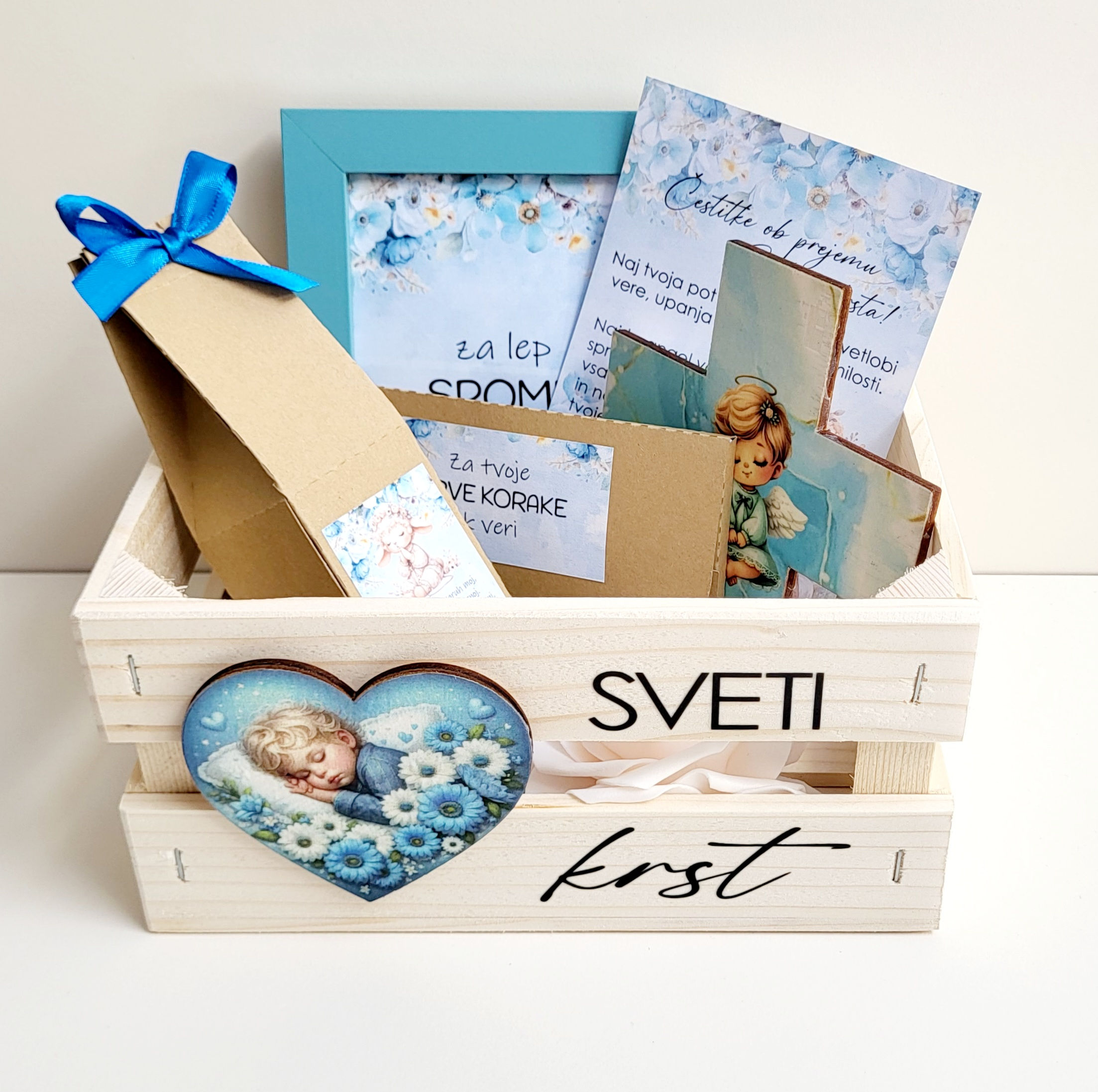 Zabojček za krst (za dečke)