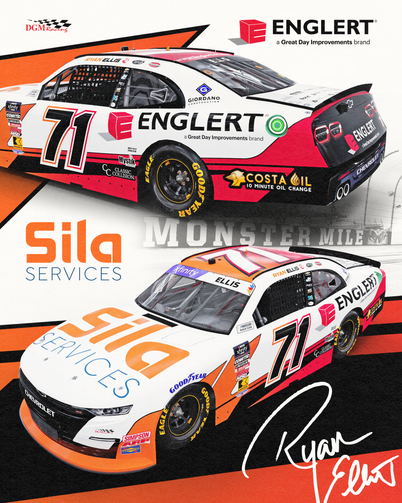 Ryan Ellis Welcomes Englert Inc. and Sila Services to NASCAR