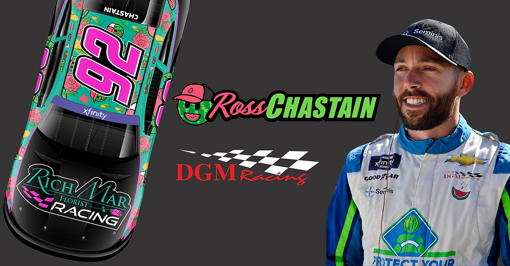 Ross Chastain, Rich Mar Florist Return to DGM Racing