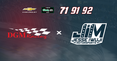 DGM Racing and Jesse Iwuji Motorsports Continue Partnership for 2026 NASCAR O’Reilly Auto Parts Series Season