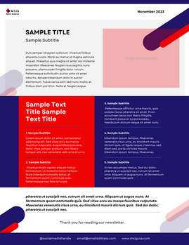 Internal Newsletter Template 