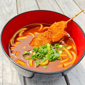 串カツカレーうどん
