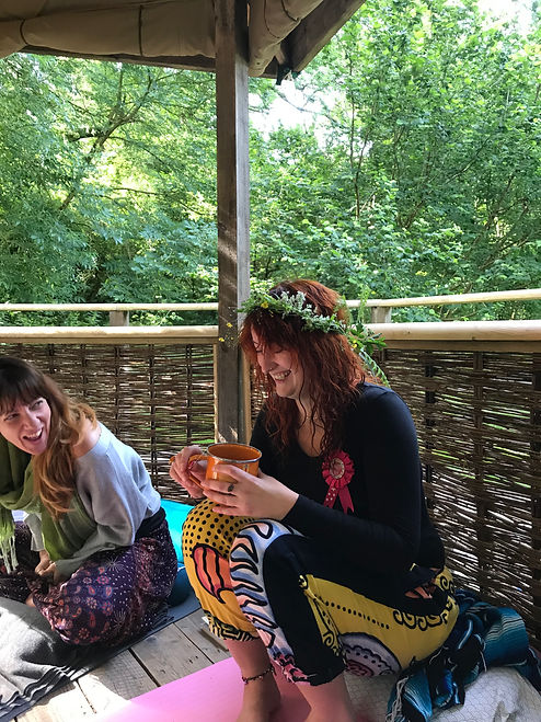 Women's circle flower crowns