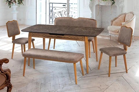 mermer asos masa toprak avangart bank takimi deveci furniture