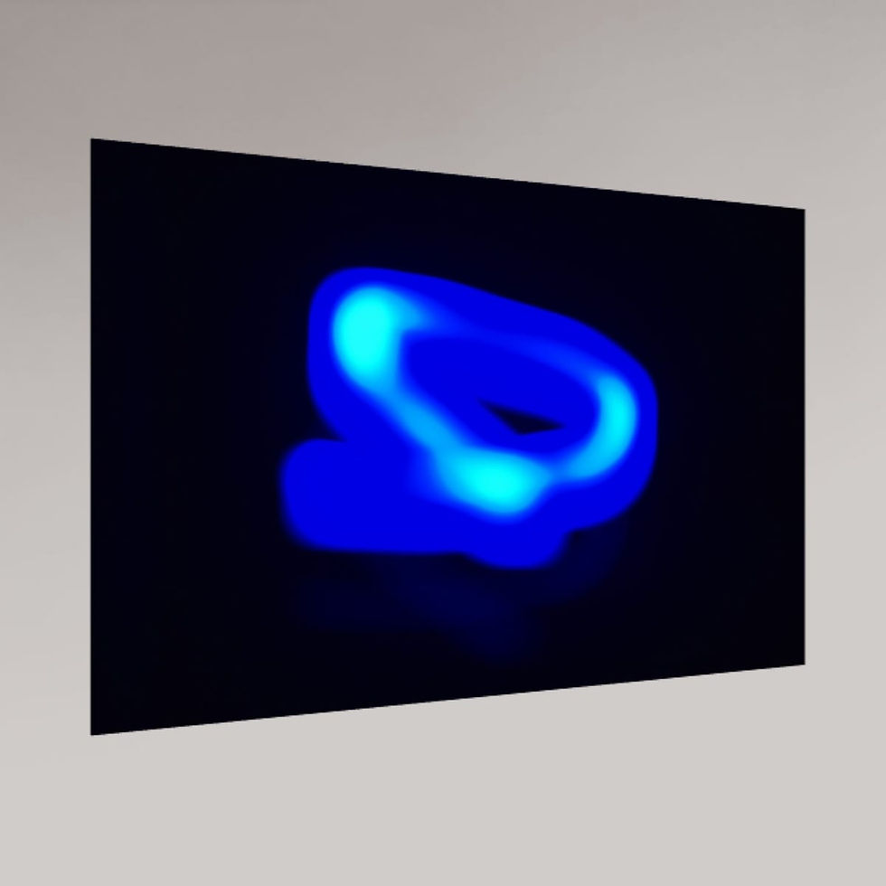 Miniature : Tirage d'art photographique en édition limitée, numérotés sur plexiglas, révélant un spectre bleu