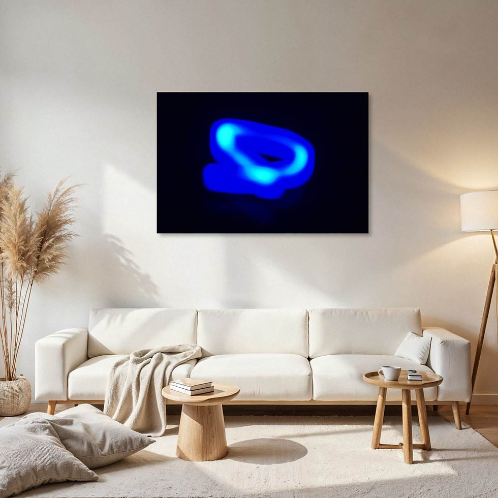 Miniature : Tirage d'art photographique en édition limitée, numérotés sur plexiglas, révélant un spectre bleu