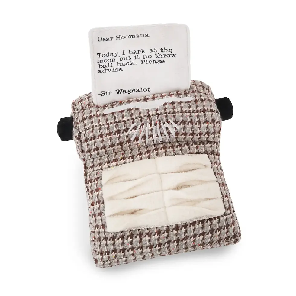 Lambwolf Typewriter Enrichment Toy | Dog Toy