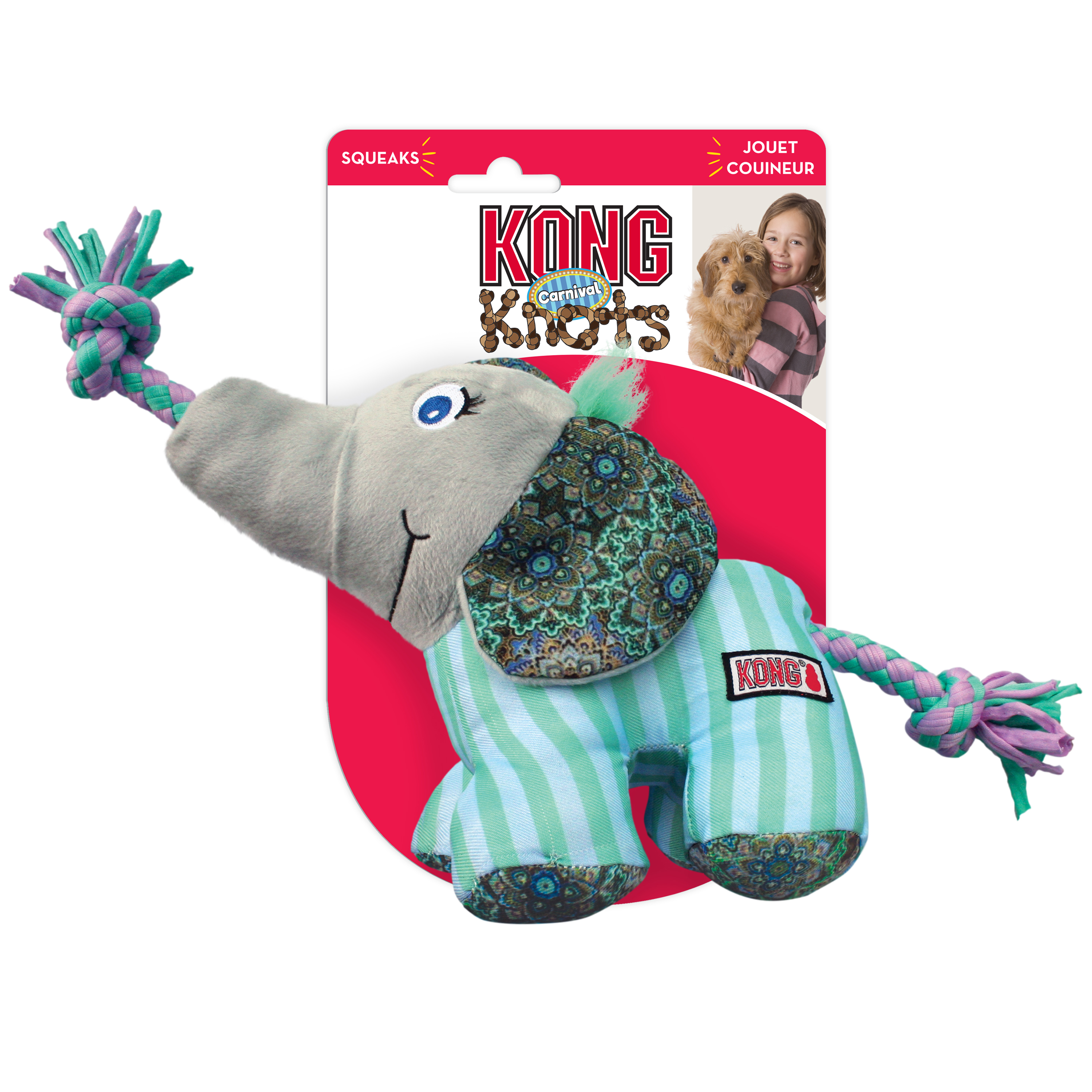 KONG Knots Carnival Elephant Small