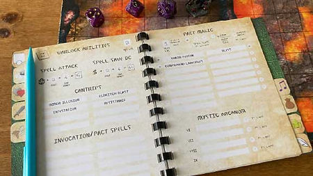 D&D 5E Character Journal
