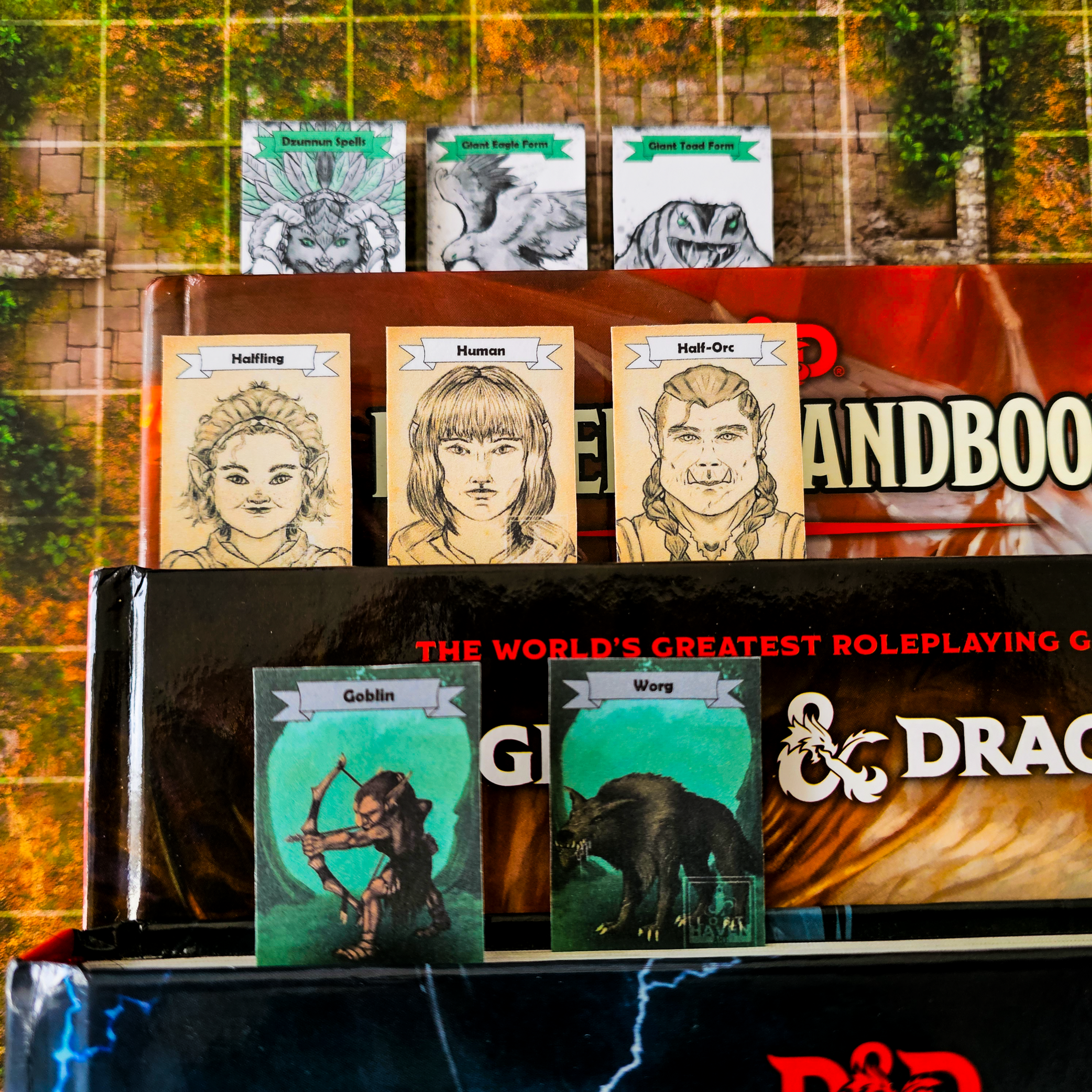 Custom TTRPG Bookmarks