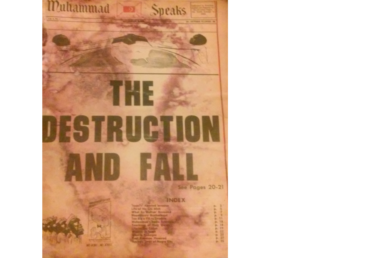 Vintage Muhammad Speaks September 19, 1969