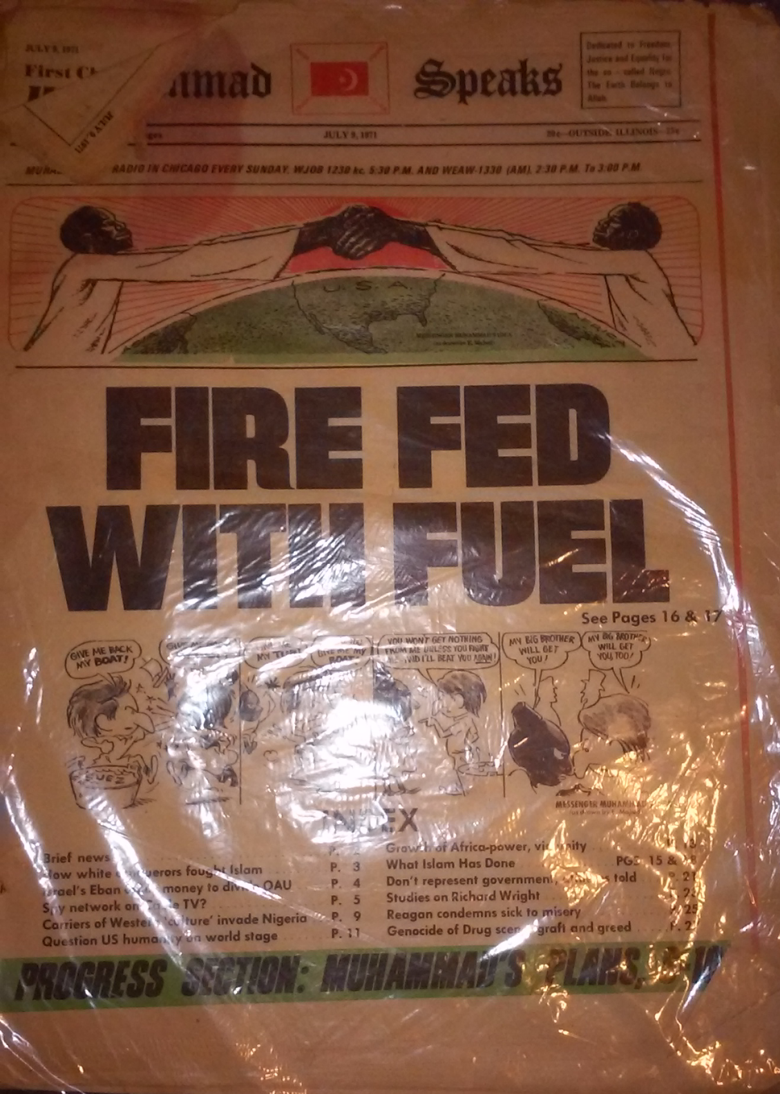 Vintage Muhammad Speaks July 9, 1971