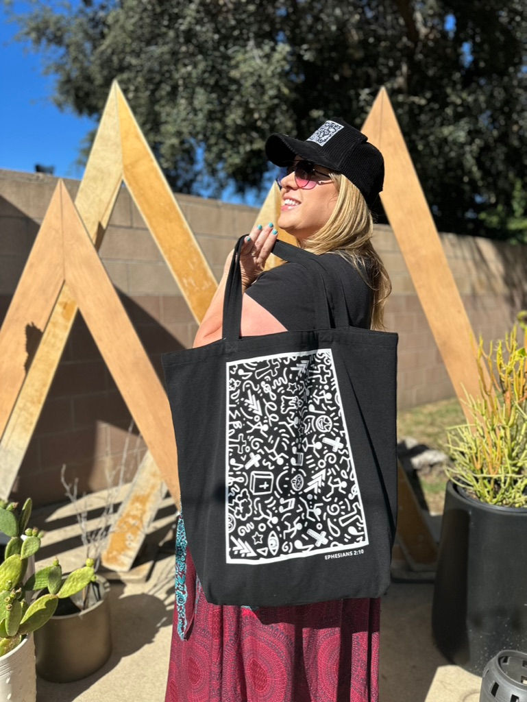 Thumbnail: "God's Handiwork" Canvas Tote