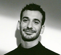 Black and white photo of Doug Kovel