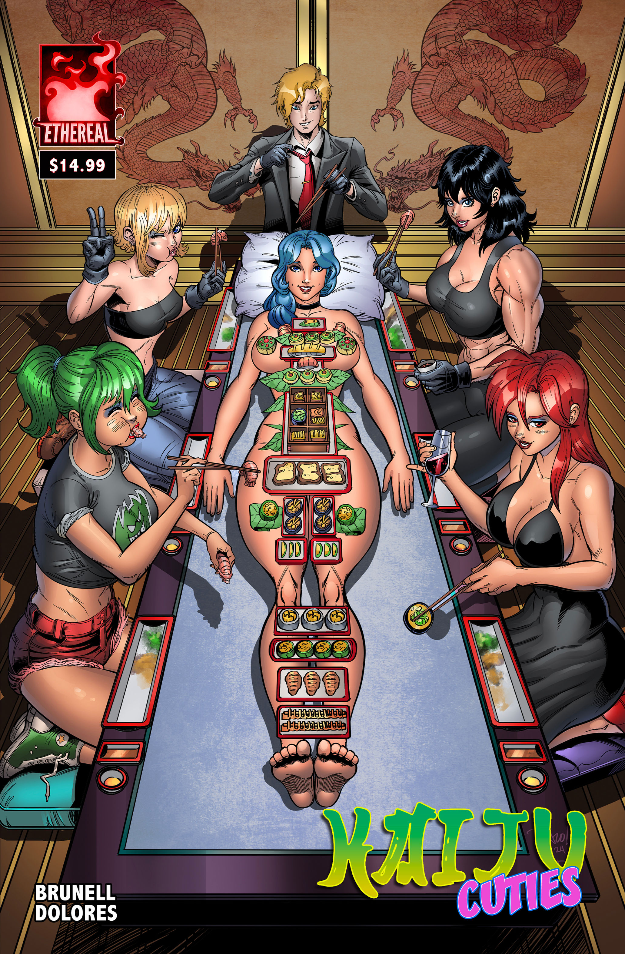 Kaiju Cuties #1 - Cover B - Renzo Rodriguez