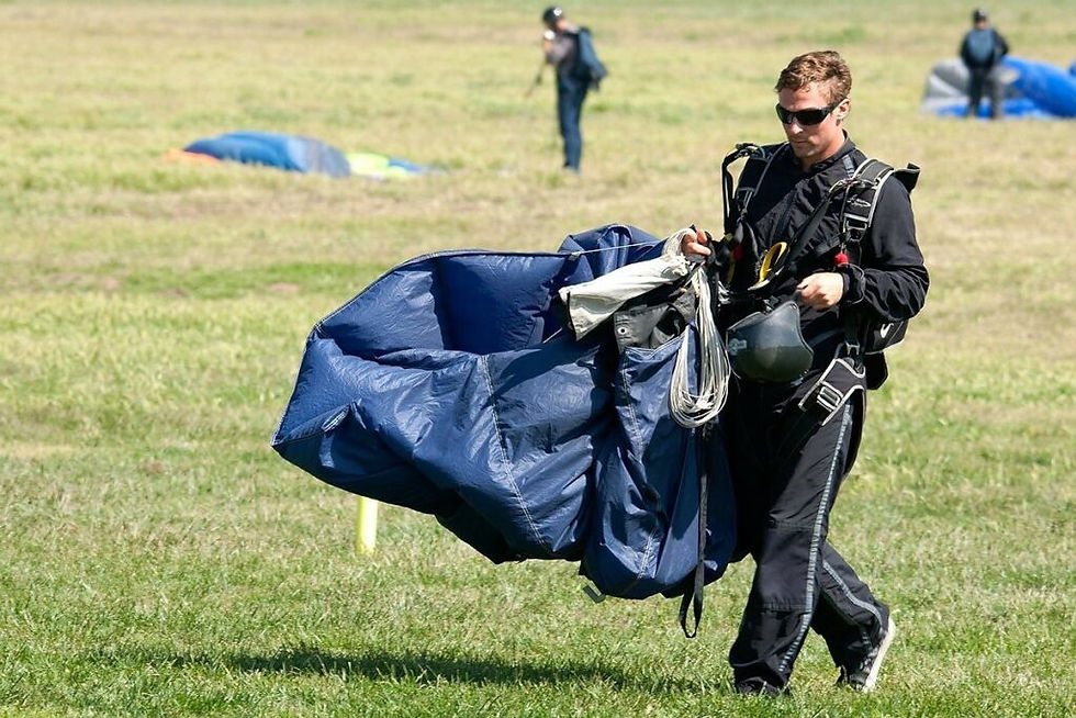 Alex Sonnenberg after a jump