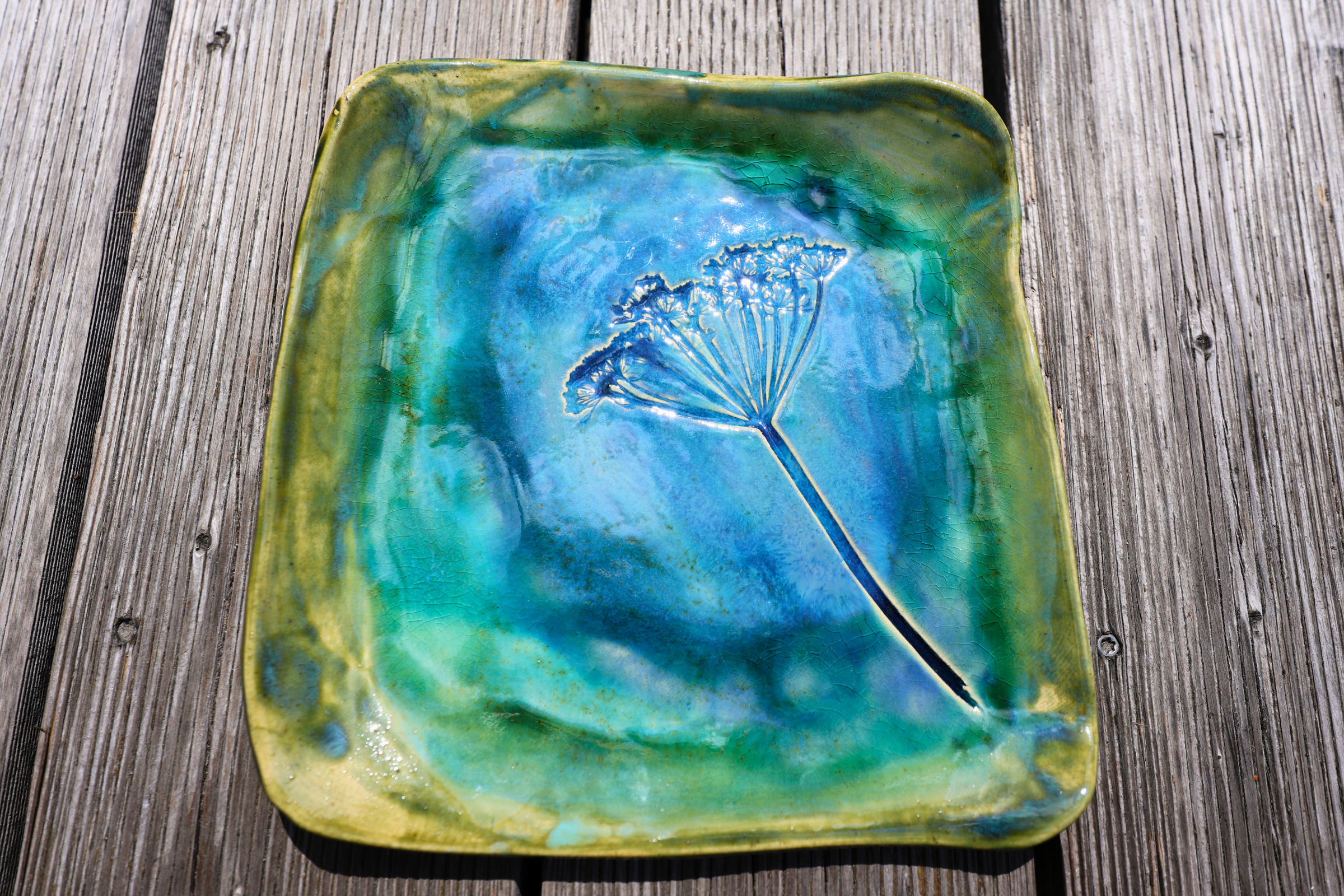 Talerz kwadratowy 23x23