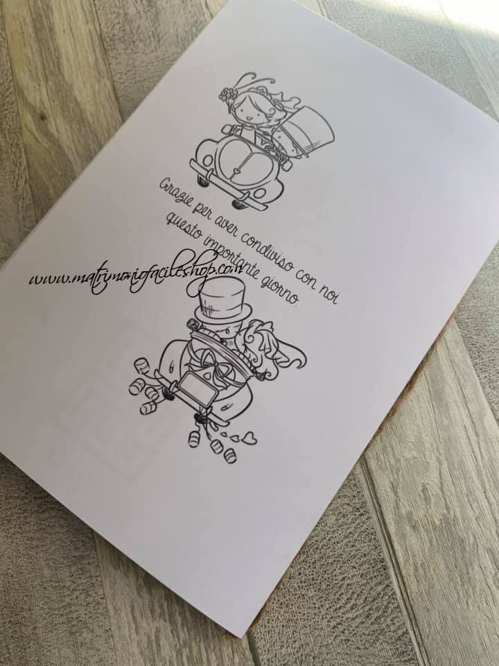 Miniatura: Libricino attività bimbi personalizzato matrimonio