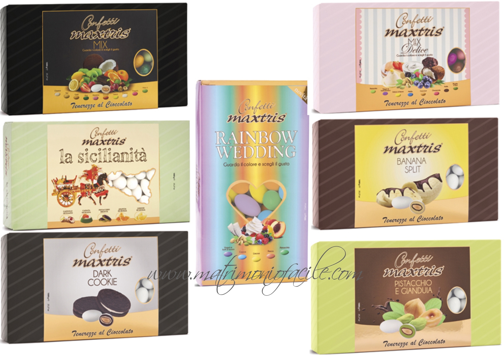 CONFETTI MAXTRIS mix gusti
