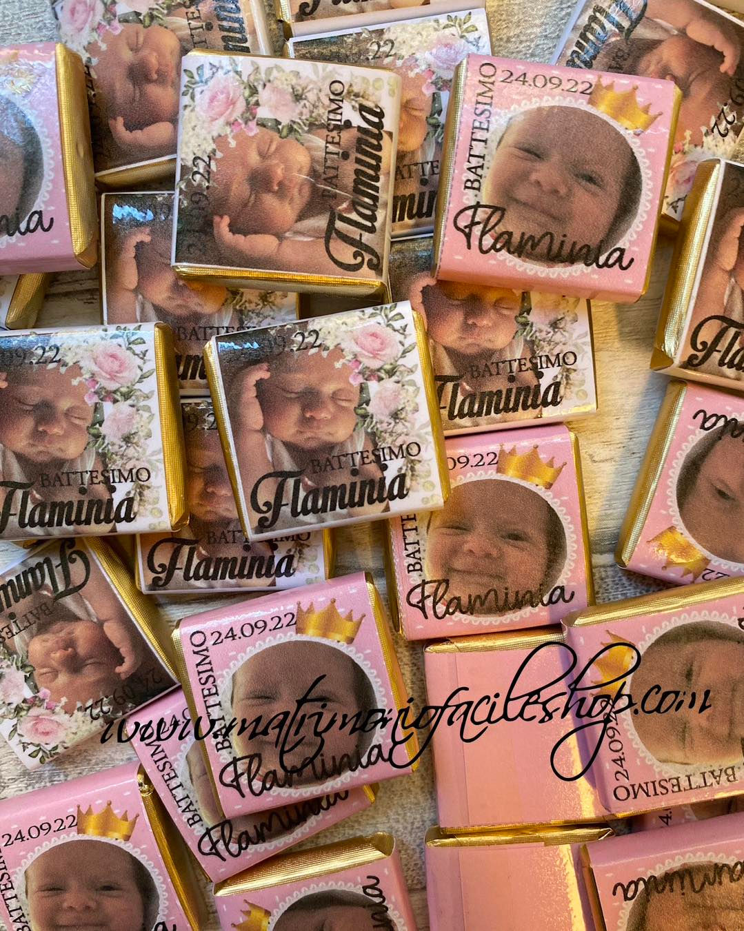 Battesimo - Cioccolattini personalizzati