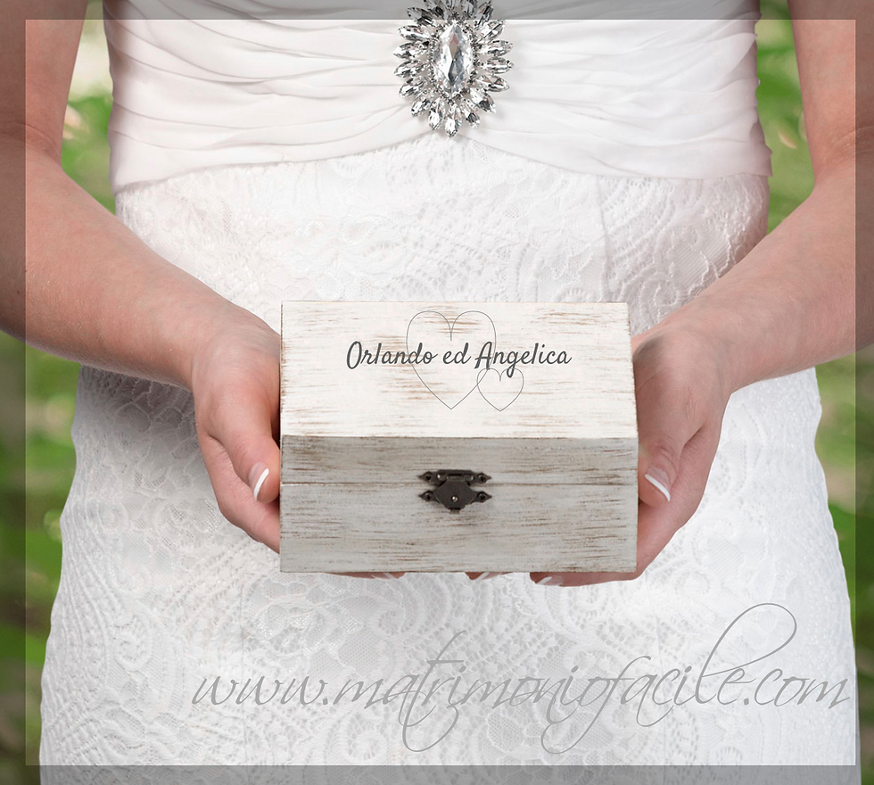 Thumbnail: COFANETTO PORTAFEDI SHABBY