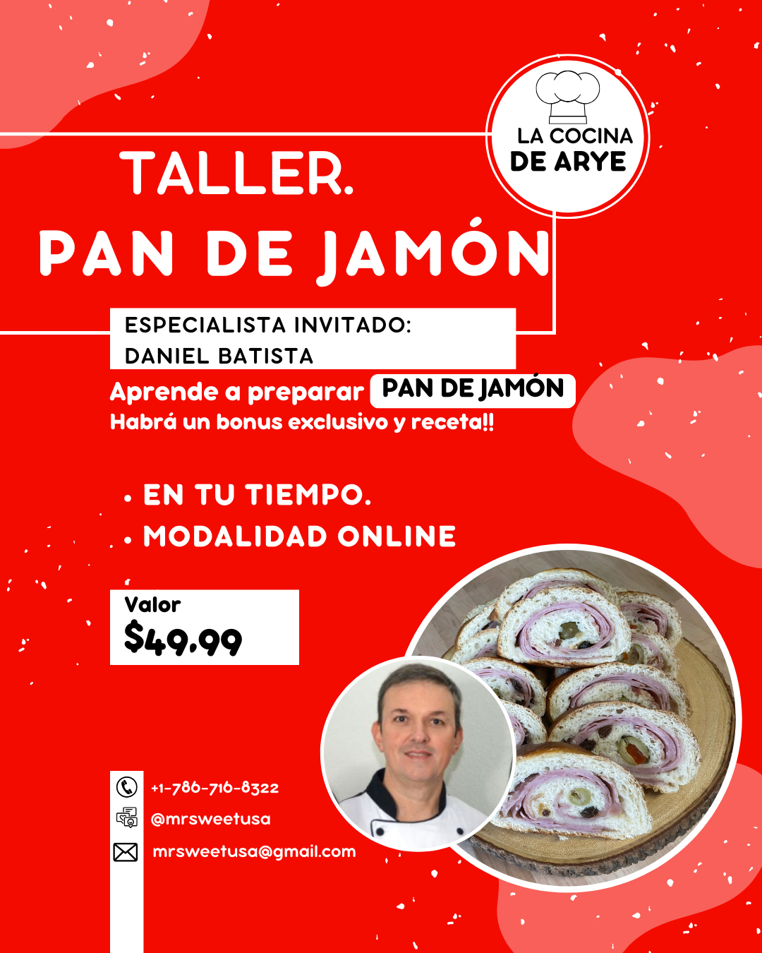 Curso en Video: Pan de Jamón Perfecto paso a paso.
