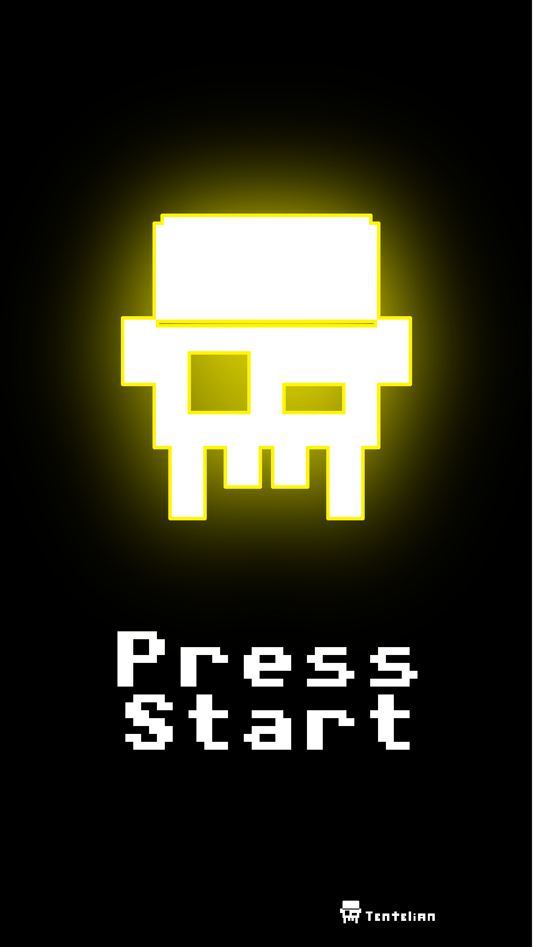 Tentelian Smartphone Hintergrundbild Press Start