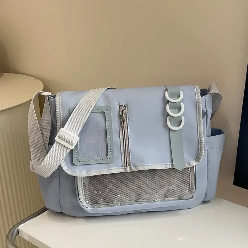 Thumbnail: Y2K Japanese Harajuku School Bags for Girls New Transparent Itabag Shoulder