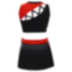 Thumbnail: Kids Girls Cheerleader Costume Sports Meeting Cheerleading Uniform Dance Outfit
