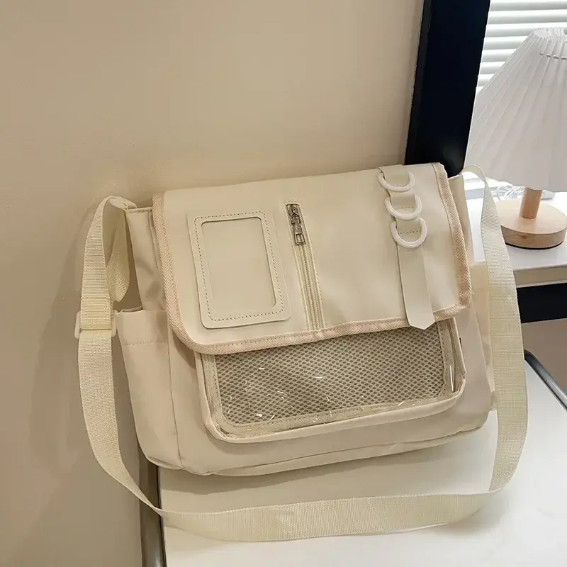 Thumbnail: Y2K Japanese Harajuku School Bags for Girls New Transparent Itabag Shoulder