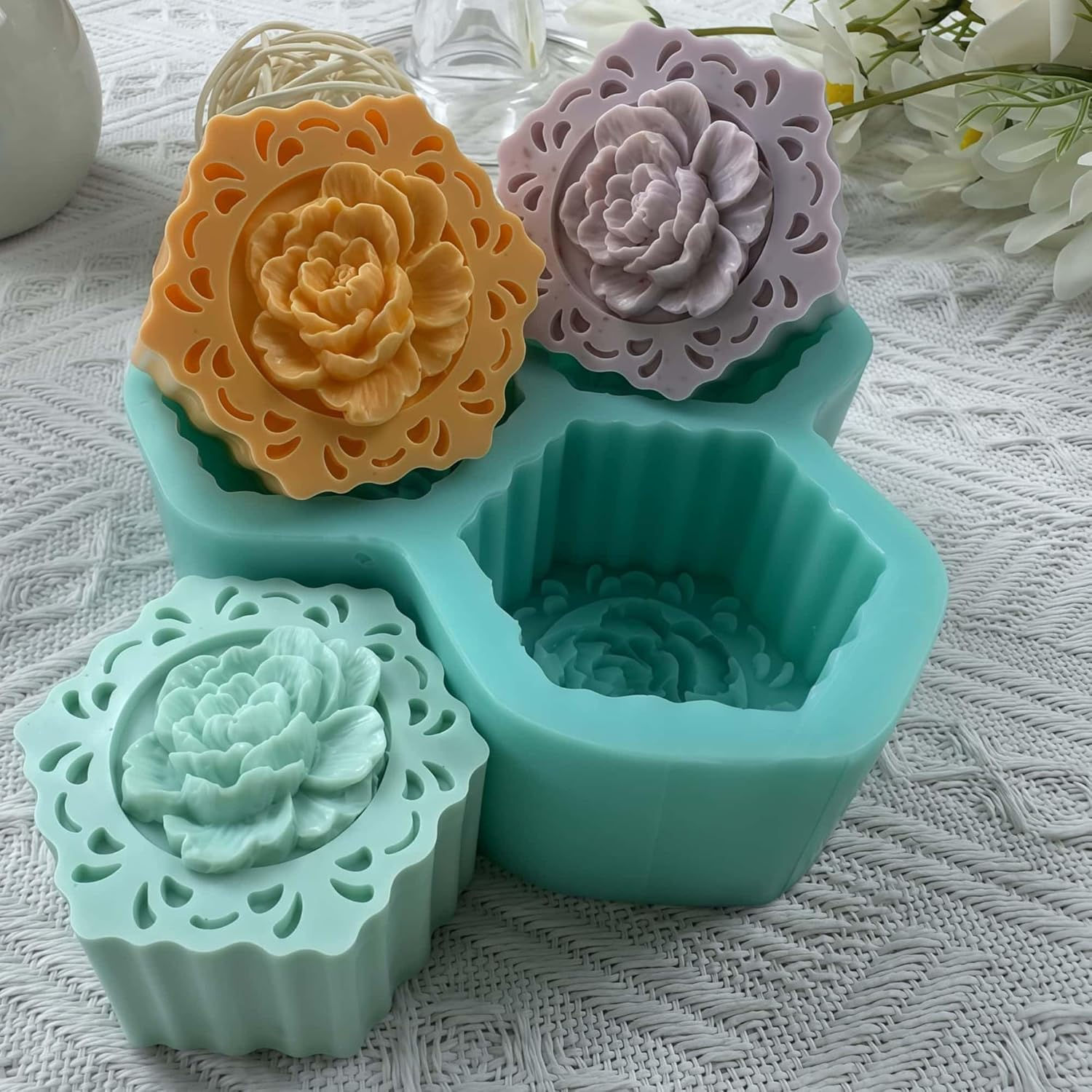 Rose Cupcake Soap
