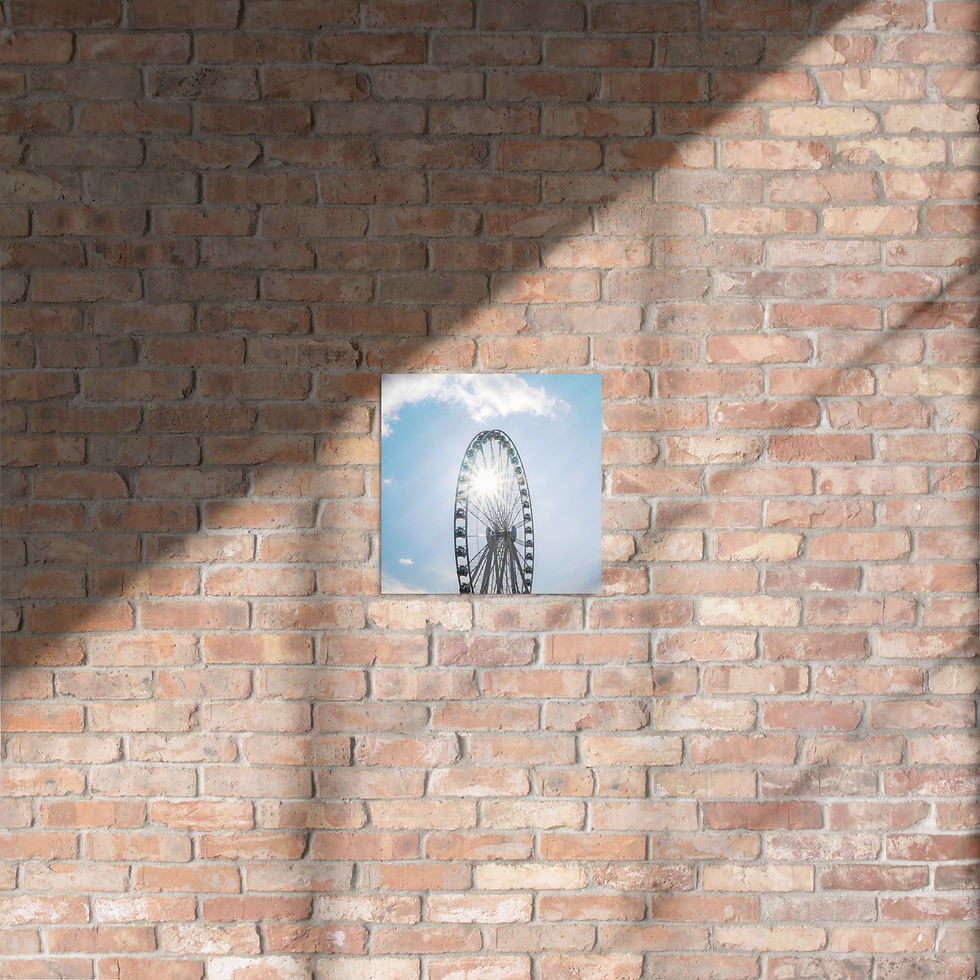 Thumbnail: Seattle Sun Flare metal print