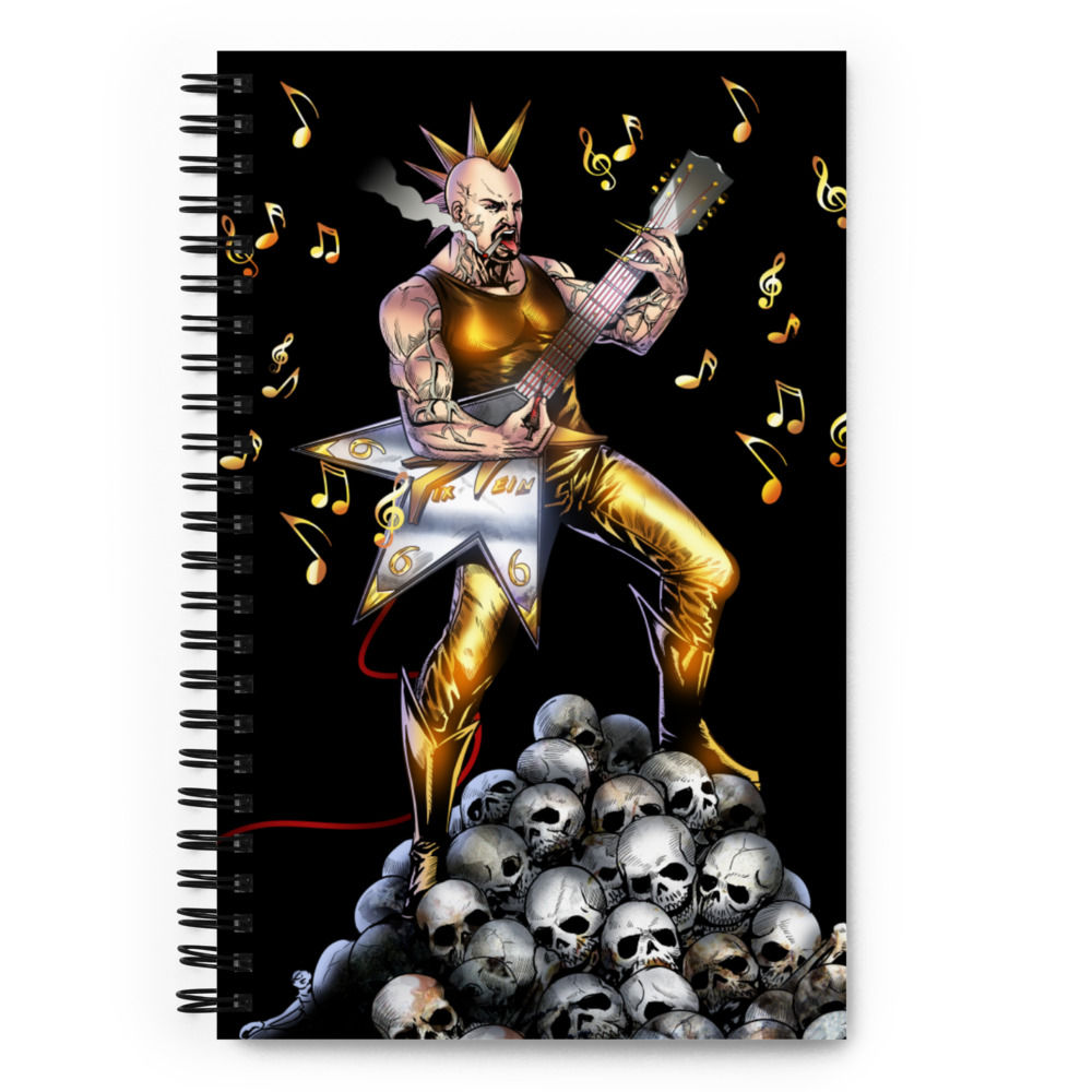 6 Vein Spiral notebook