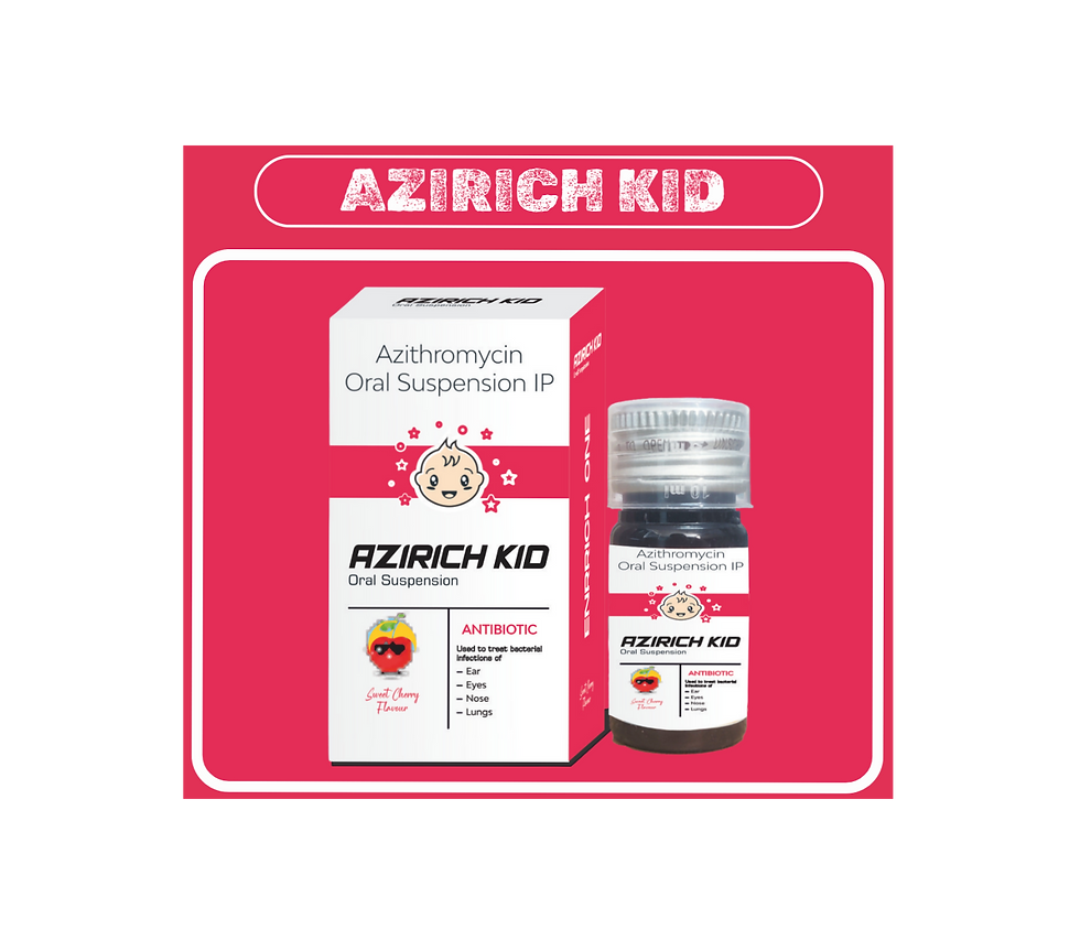 How AZIRICH KID Helps Manage Common Childhood Bacterial Infections