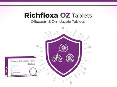 Richfloxa, a combination of Ofloxacin & Ornidazole Tablets