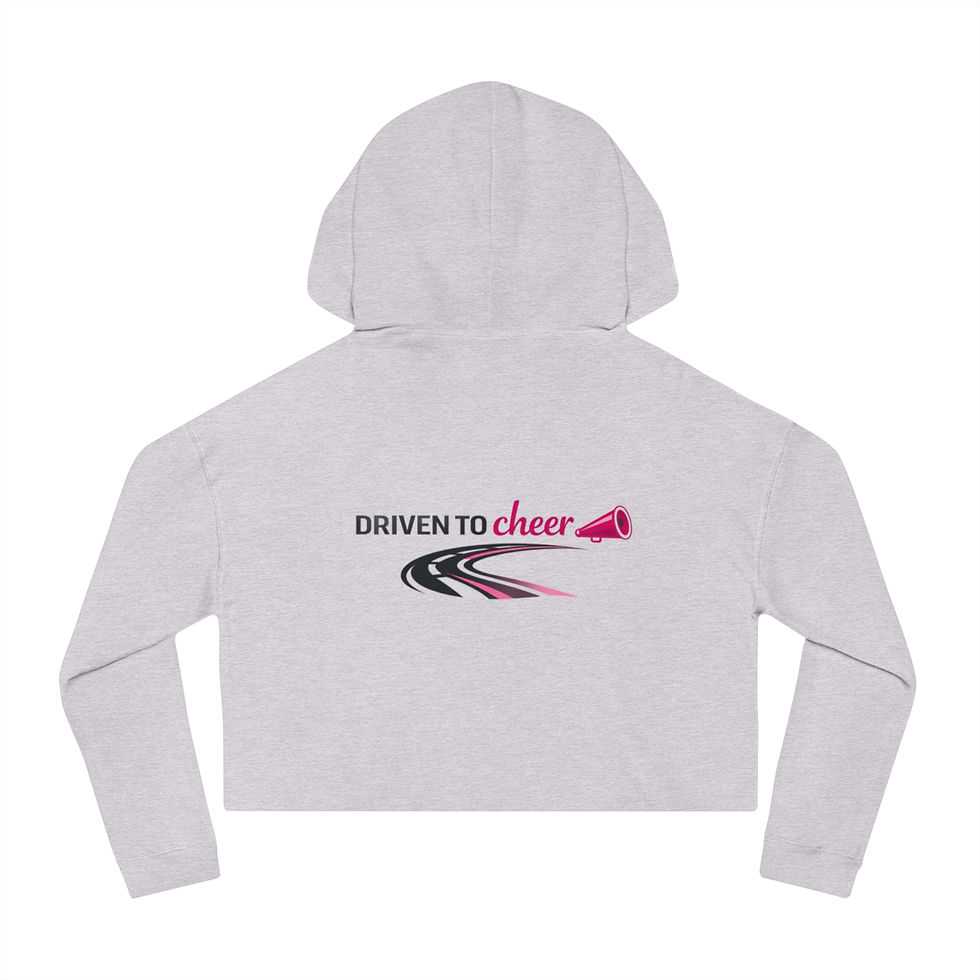 Thumbnail: Driven to Cheer Croptop Hoodie 