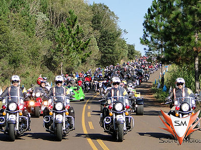 Romaria dos motociclistas em honra a Nossa senhora de caravággio