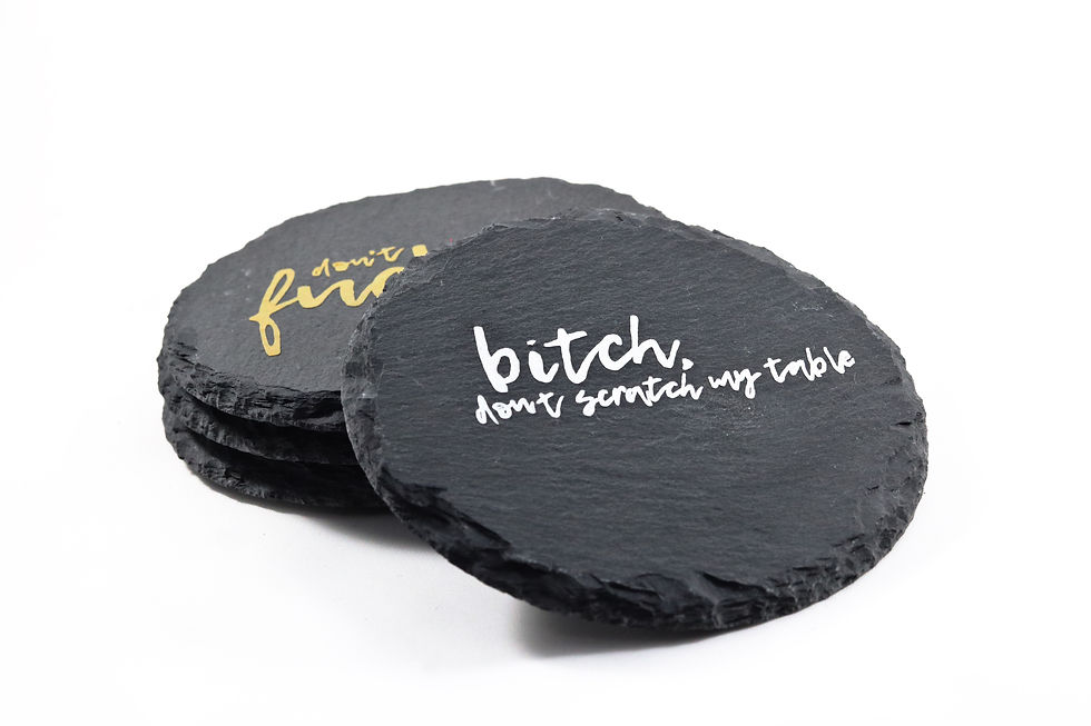 Thumbnail: crude coasters