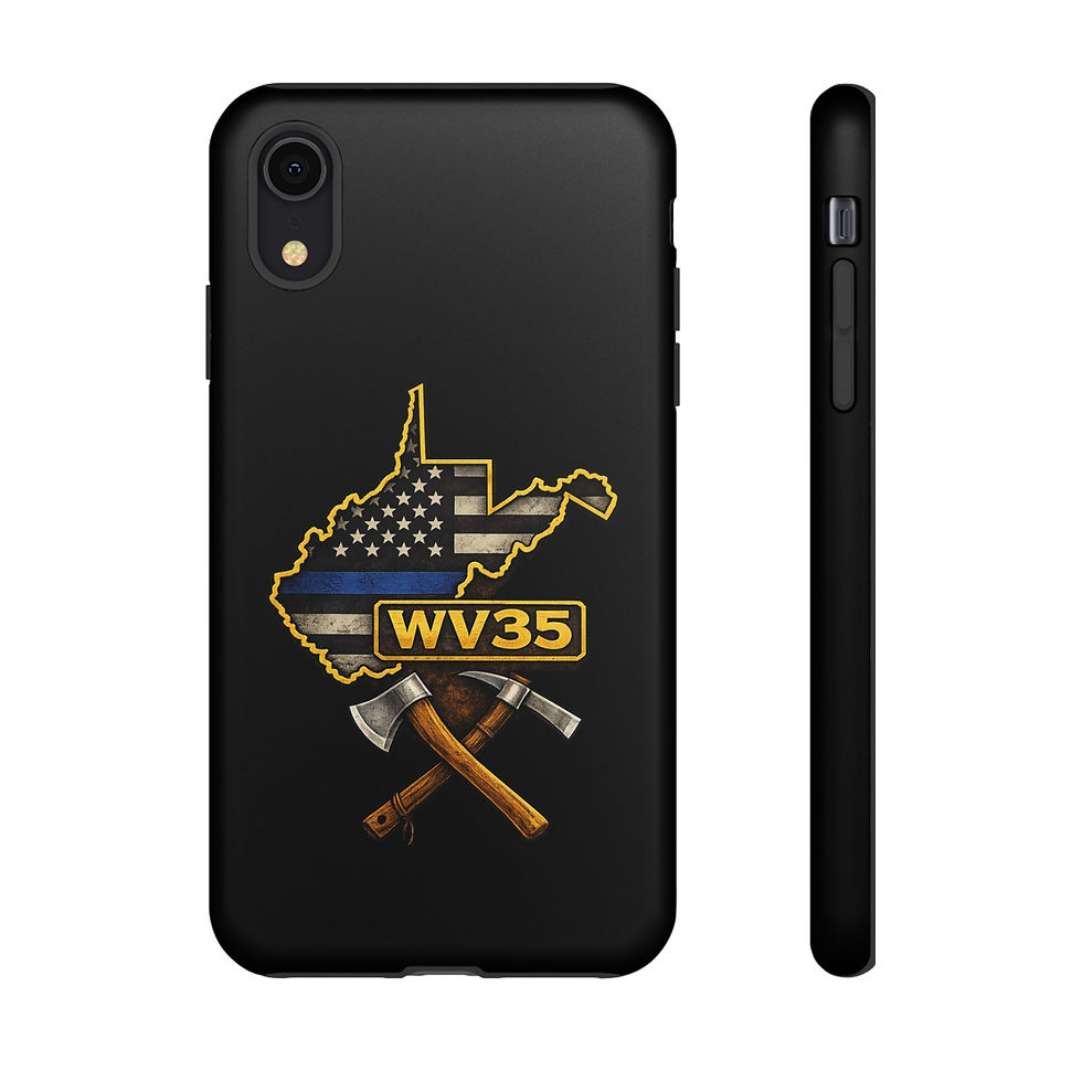 Thumbnail: WV35 Thin Blue Line Phone Case 