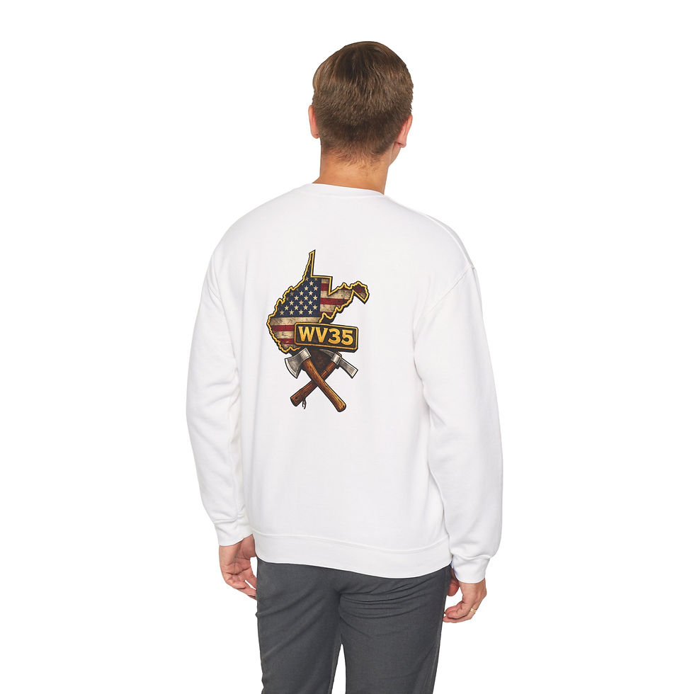 Thumbnail: WV35 American Flag Crewneck Sweatshirt